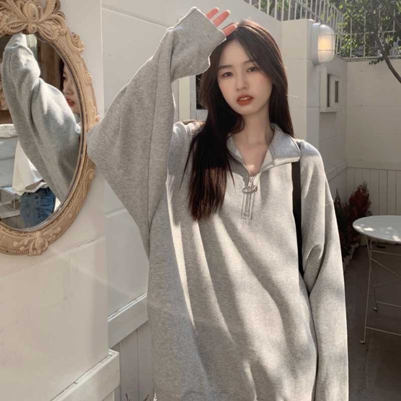 ハーフジップグレースウェット