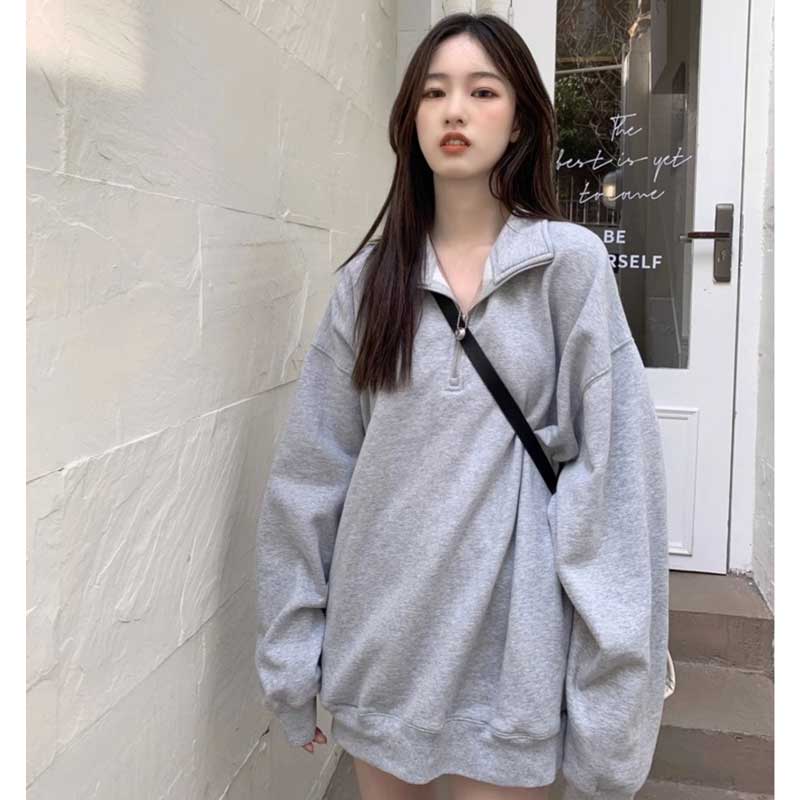 ハーフジップグレースウェット