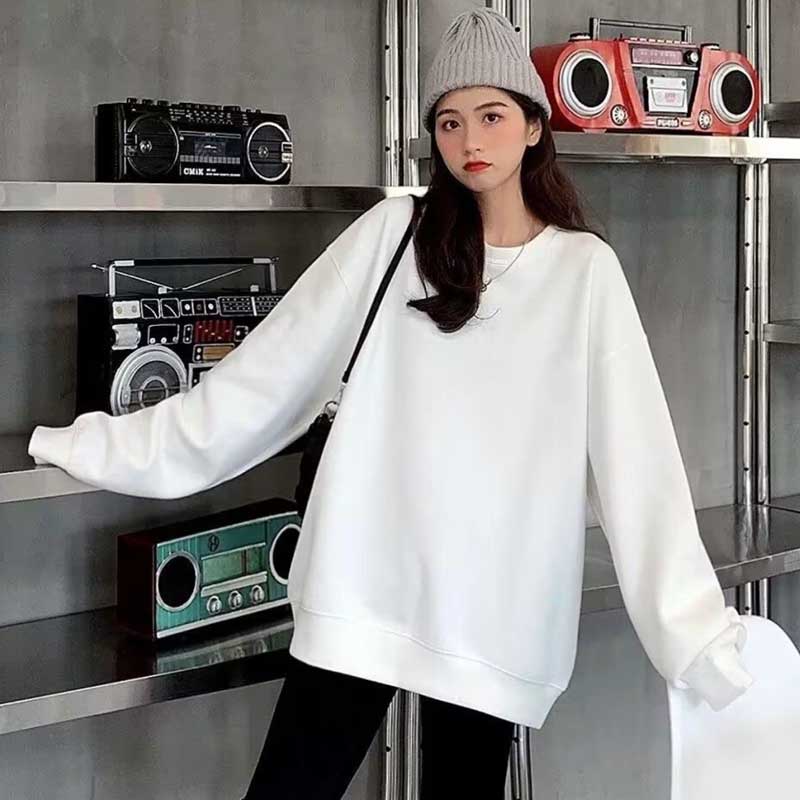 オーバーサイズクルーネックスウェット(2colors)