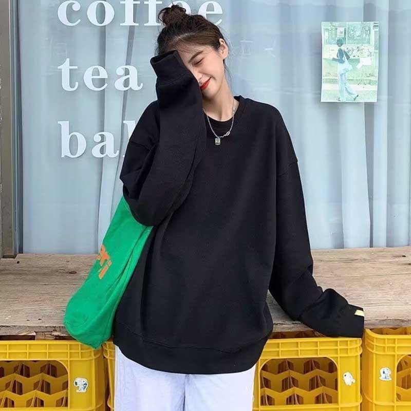 オーバーサイズクルーネックスウェット(2colors)