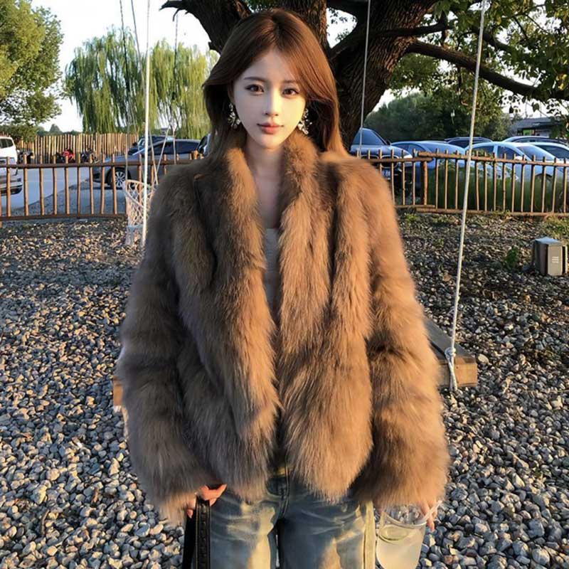 ボリュームファーコート