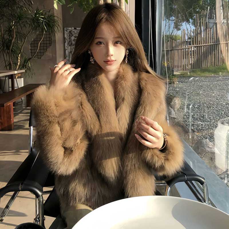 ボリュームファーコート