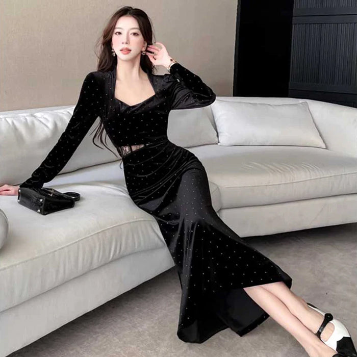 ウエストレースマーメイドワンピース(2design)