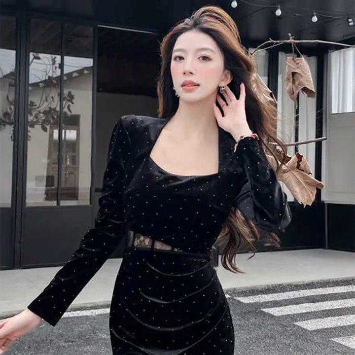 ウエストレースマーメイドワンピース(2design)