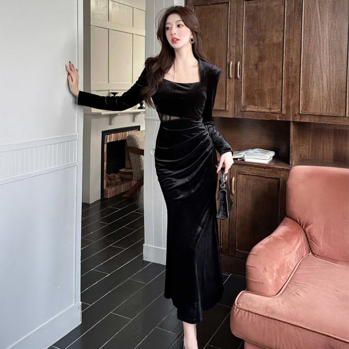 ウエストレースマーメイドワンピース(2design)