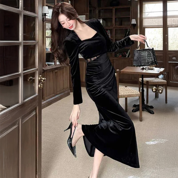 ウエストレースマーメイドワンピース(2design)