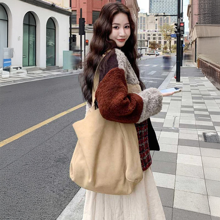 パッチワークボアジャケット