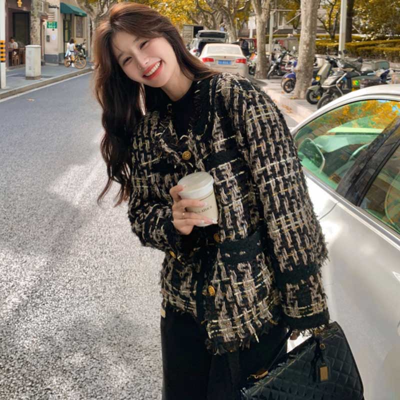 オーバーサイズツイードジャケット