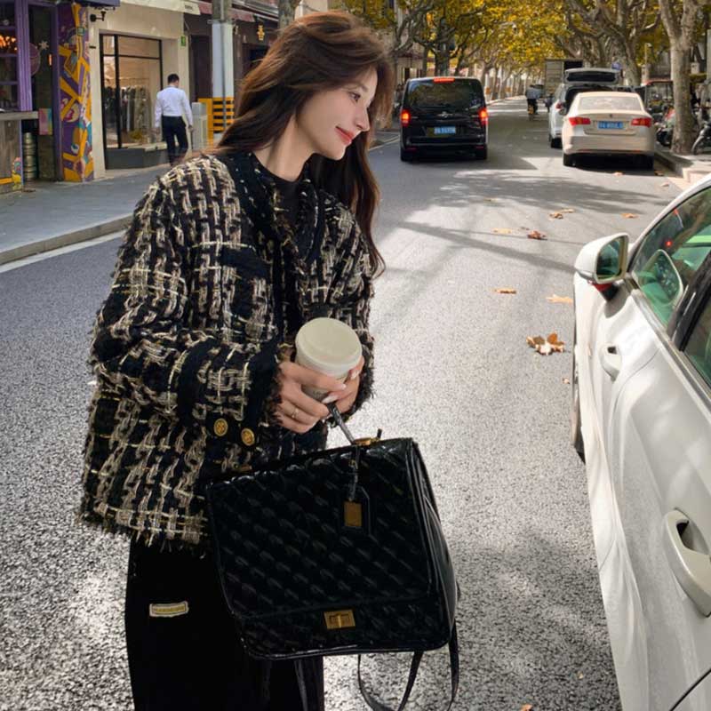 オーバーサイズツイードジャケット