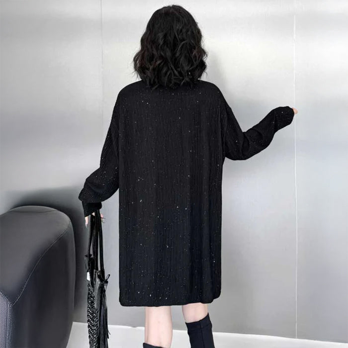 スパンコールグリッターワンピース