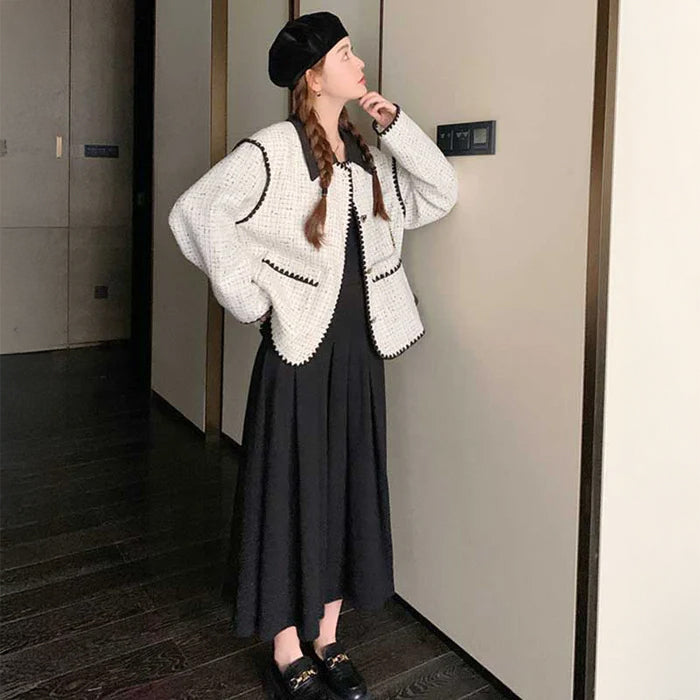 ホワイトツイードジャケット