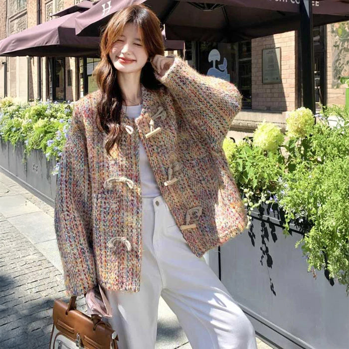 ミックスニットダッフルコート