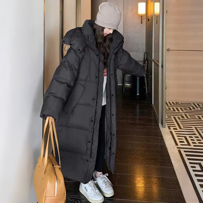 コクーンロングダウンコート(2colors)