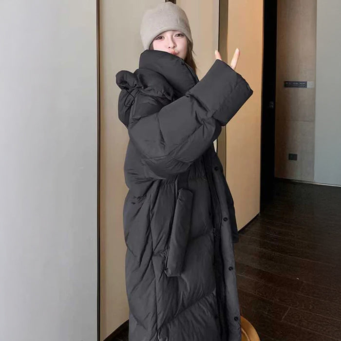 コクーンロングダウンコート(2colors)