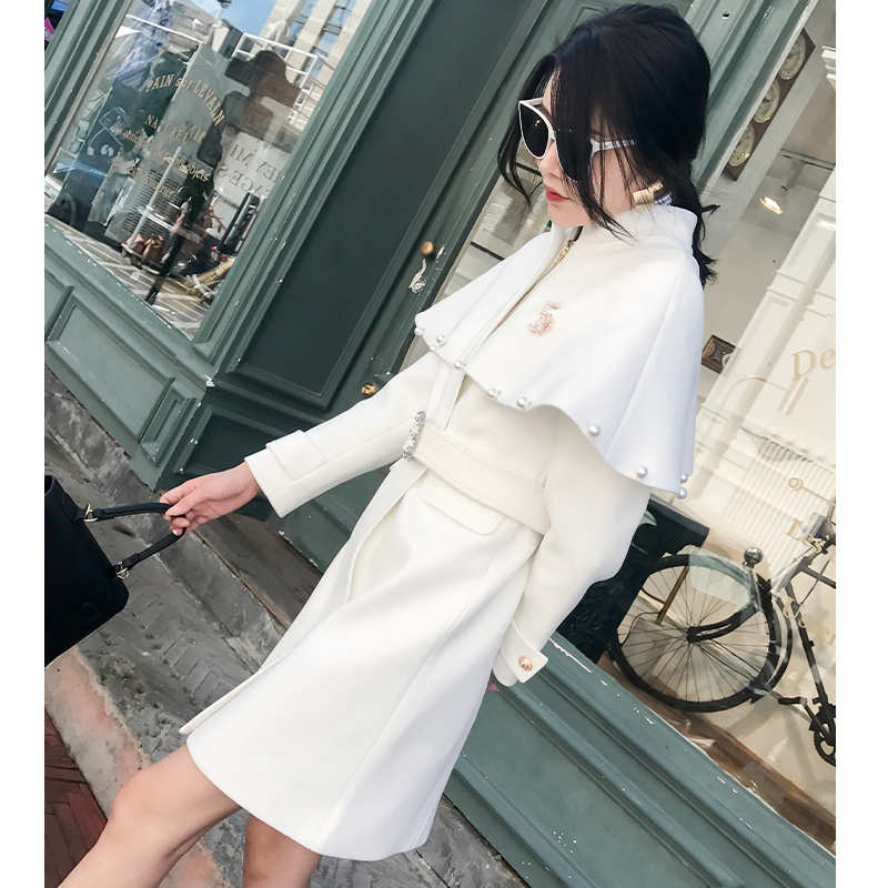 ケープコンビロングワンピコート