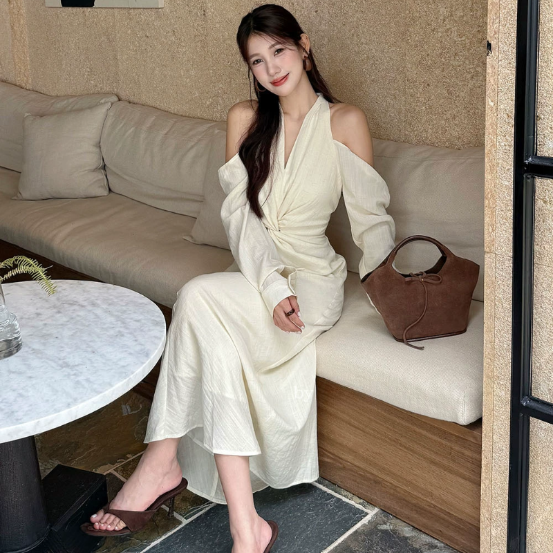 エレガントデザインカラードレス(2colors)