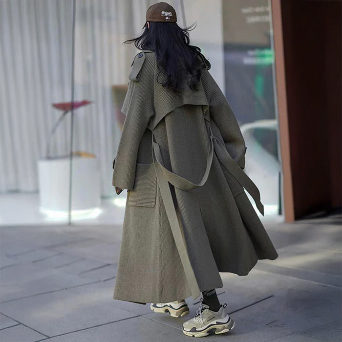 ニットガウンマキシトレンチコート(7colors)