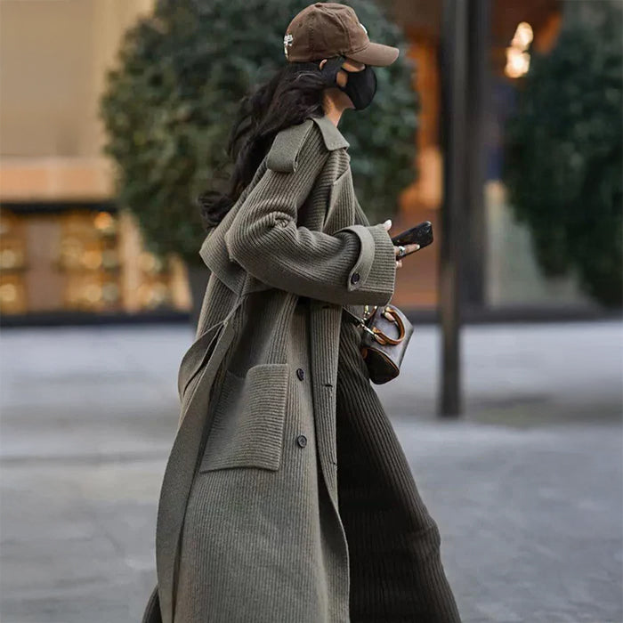 ニットガウンマキシトレンチコート(7colors)