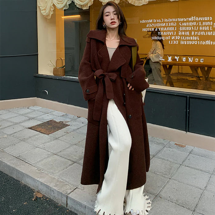 ニットガウンマキシトレンチコート(7colors)