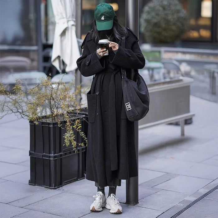 ニットガウンマキシトレンチコート(7colors)