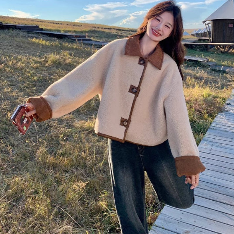 ボアブルゾンリバーシブルジャケット