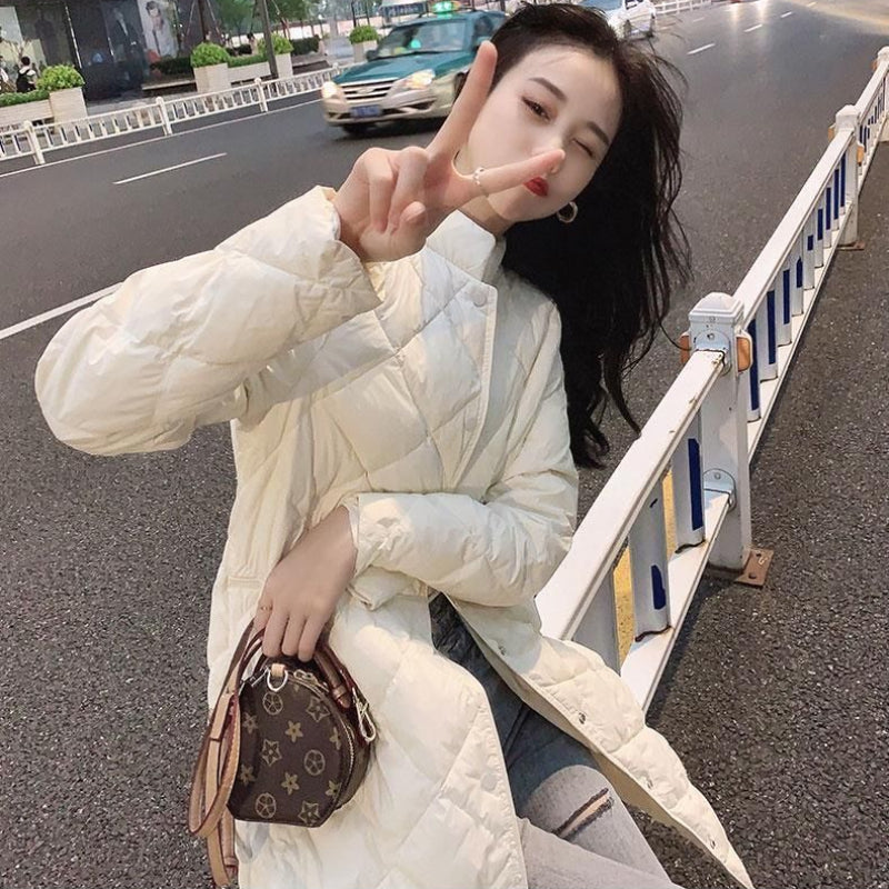 スタンドカラーキルティングコート(2colors)