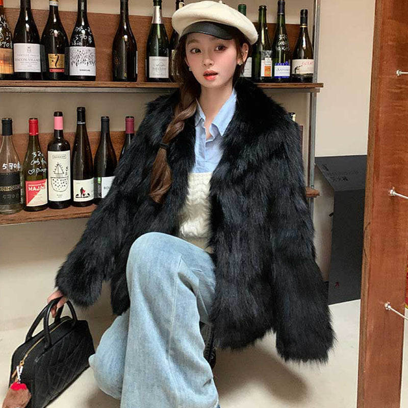ロングファージャケット(5colors)