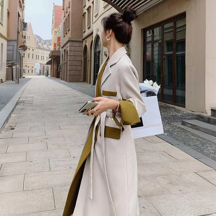 バイカラートレンチコート(2colors)