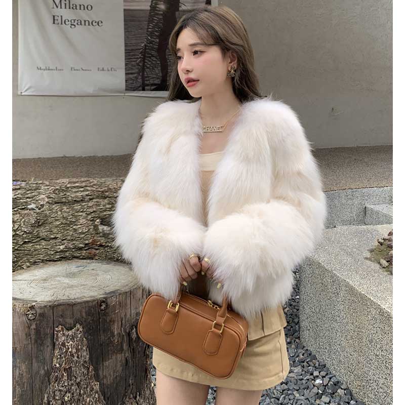 ロングシャギーショートコート(4colors)