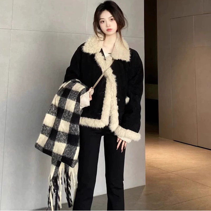 ムートンファーシアリングコート