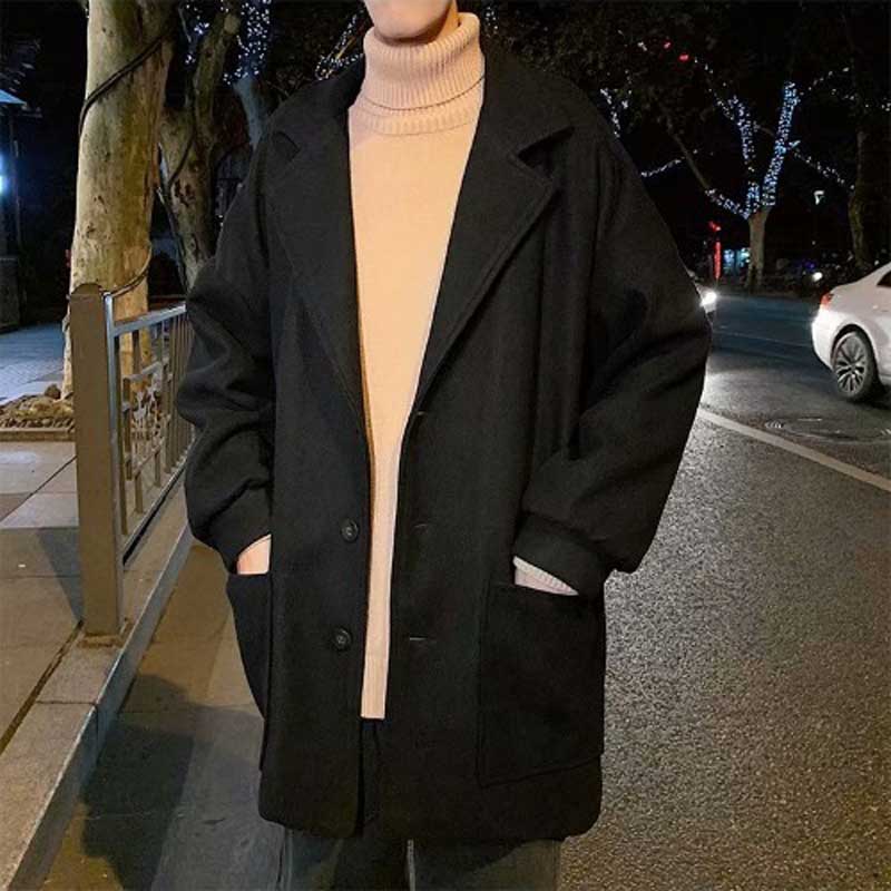 ドロップショルダーメルトンコート(4colors)