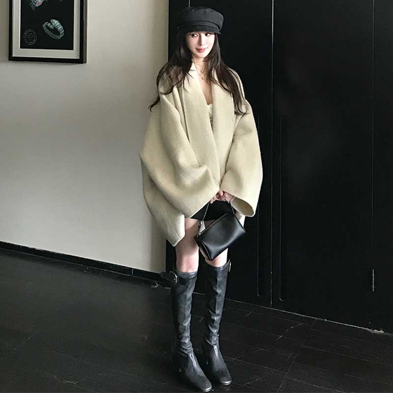 メルトンガウンコート(3colors)