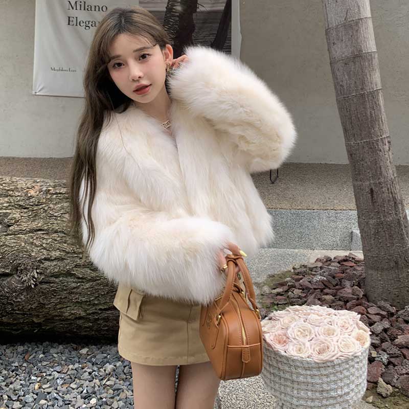 ロングシャギーショートコート(4colors)