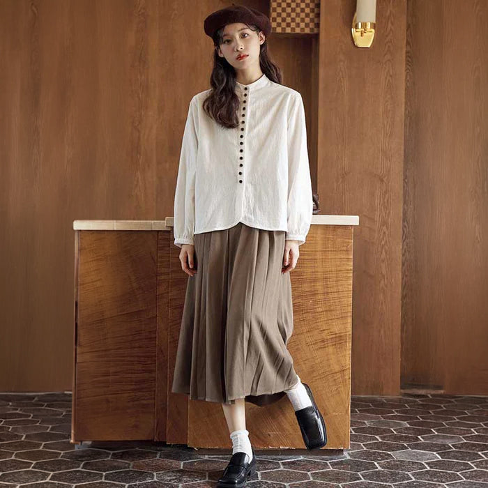 レトロクラシカルブラウス