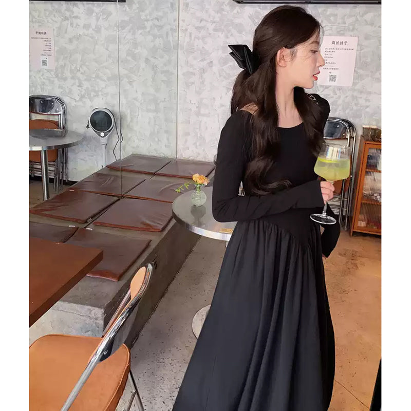 ブラックロングワンピース