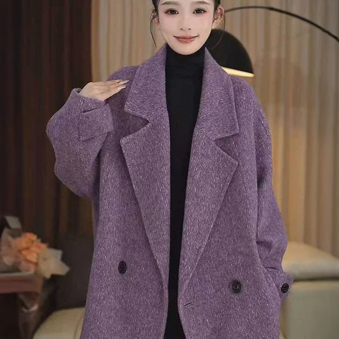 ビッグラペルピーコート(2colors)