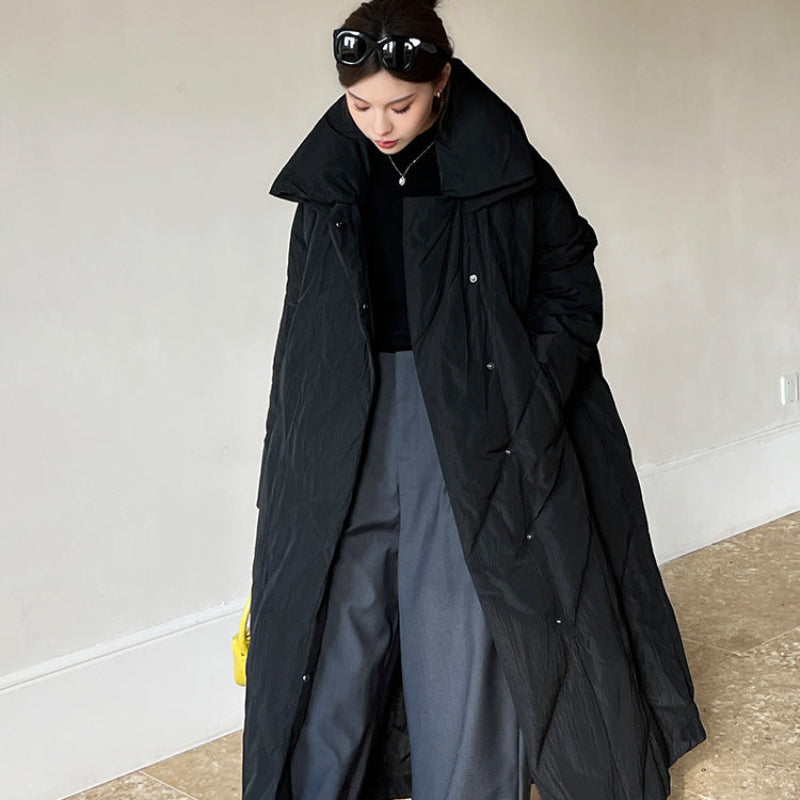 キルティングロングコート(2colors)