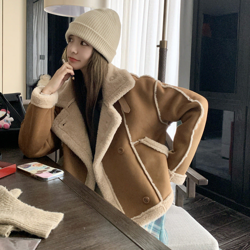 ムートンフライトジャケット