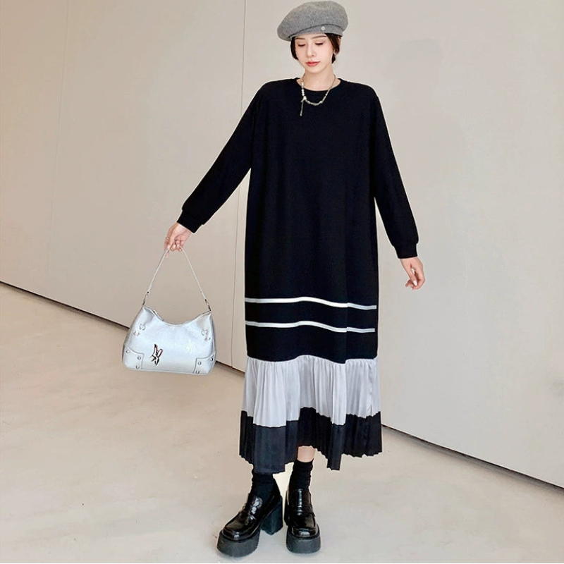 モードライン切り替えフリルワンピース