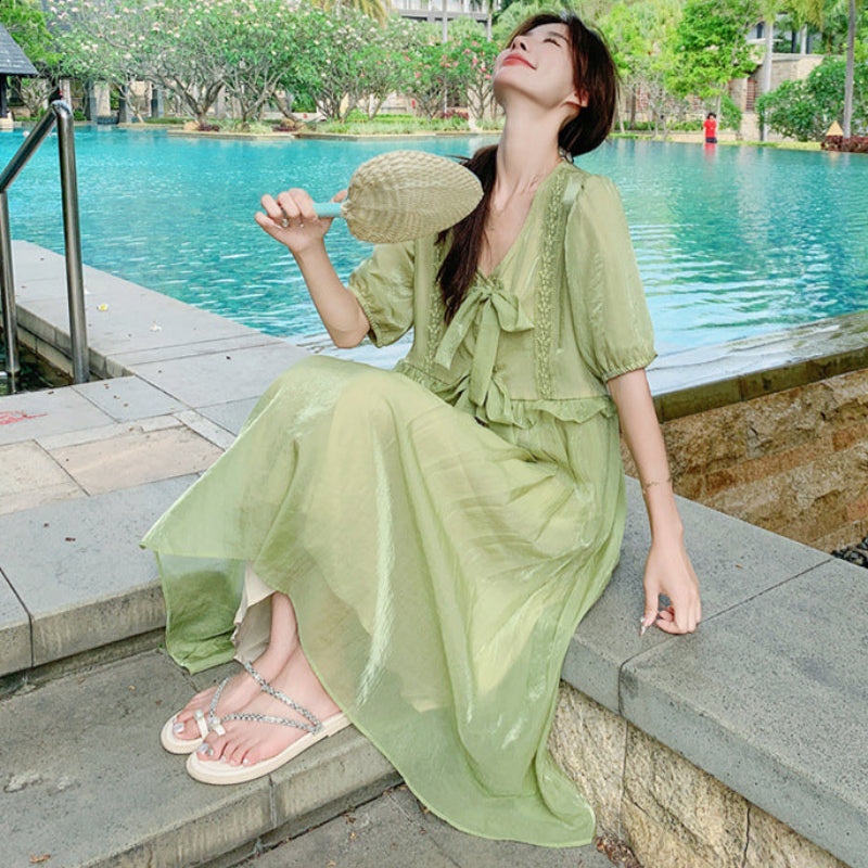 サイドフリルオーバーサイズワンピース