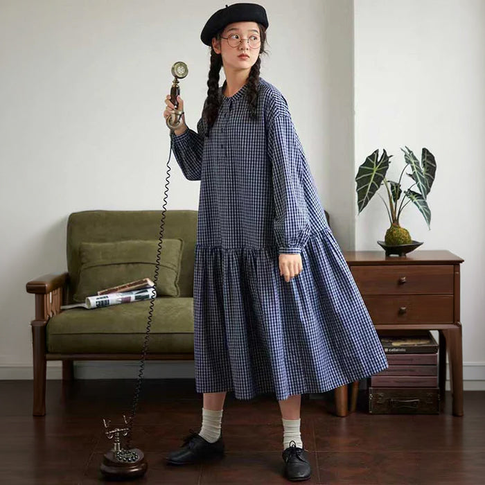 ギンガムティアードワンピース