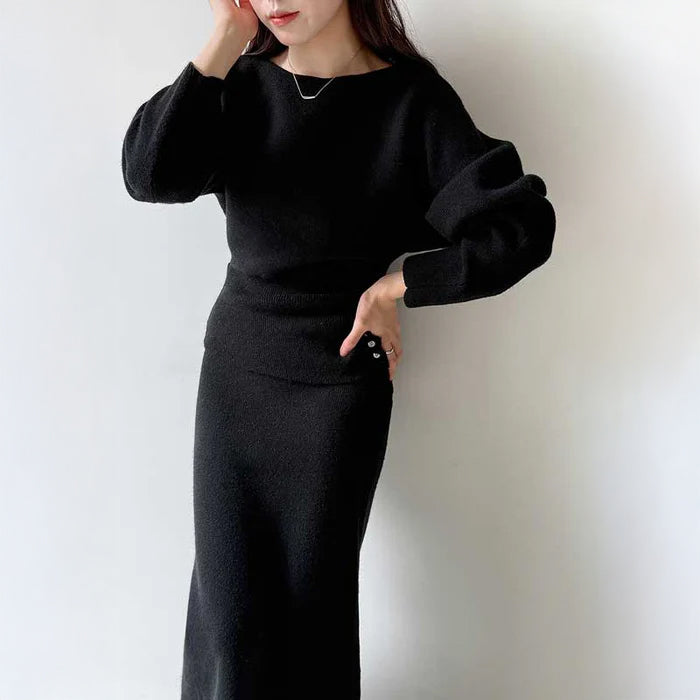 ウエストマークニットセットアップ(4colors)