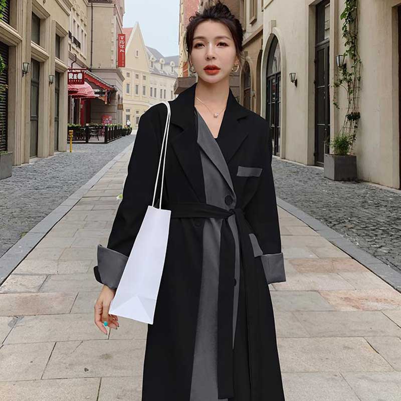 バイカラートレンチコート(2colors)