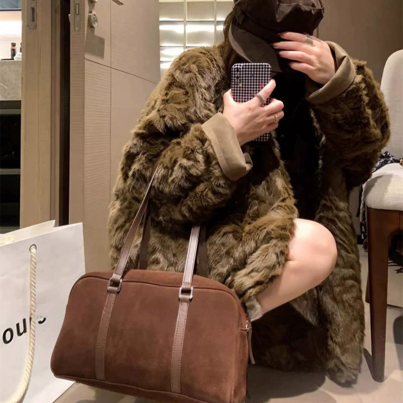 フェイクムートンショートコート(3colors)