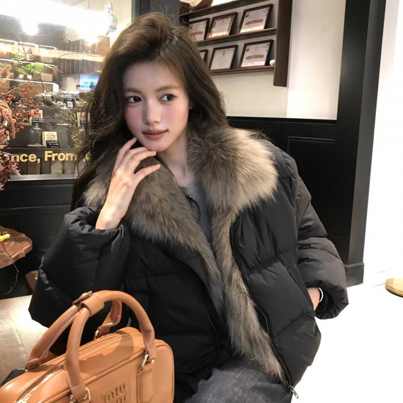 ファートリムダウンジャケット(2colors)