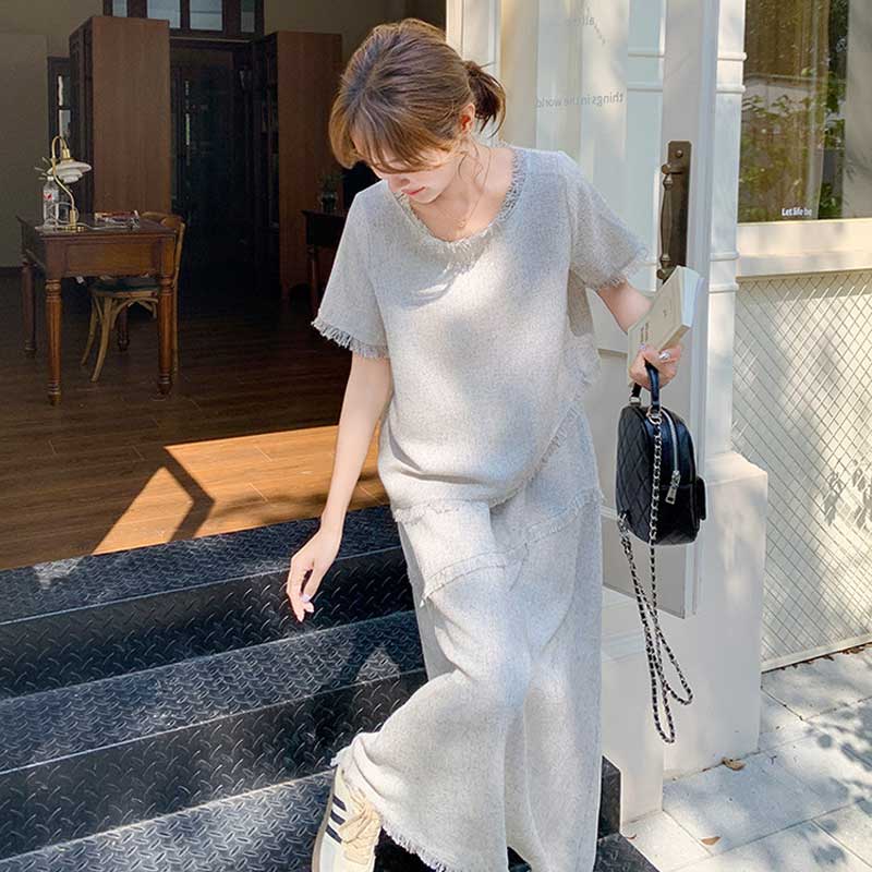 アシンメトリーフリンジセットアップ