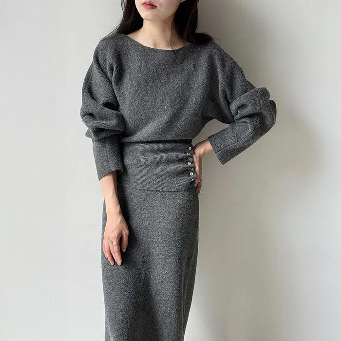 ウエストマークニットセットアップ(4colors)