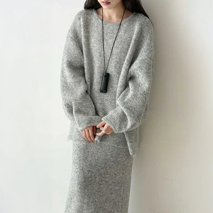 バックボタンニットセットアップ(2colors)