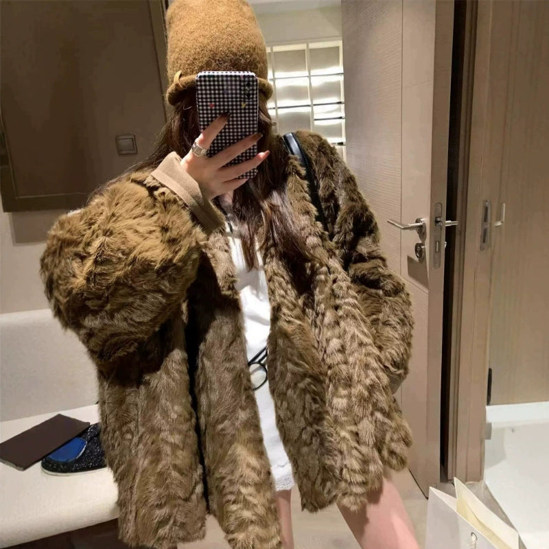 フェイクムートンショートコート(3colors)