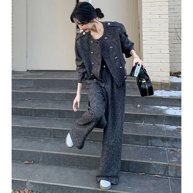 ミックスグレーセットアップ